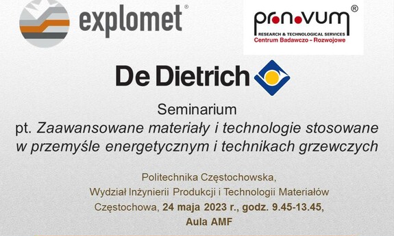 Seminarium pt. Zaawansowane materiały i technologie stosowane w przemyśle energetycznym i technikach grzewczych