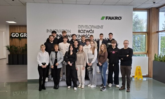 Wizyta studyjna Koła Naukowego Eco-Building w FAKRO