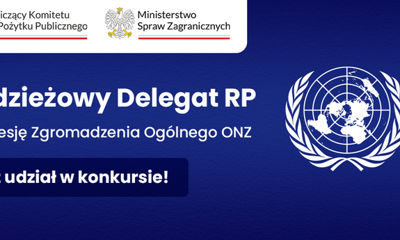 Młodzieżowy Delegat RP na 81. sesję Zgromadzenia Ogólnego Narodów Zjednoczonych