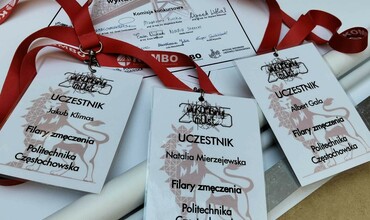 Studenci Wydziału Budownictwa na konkursie „wyKOMBinuj mOst”